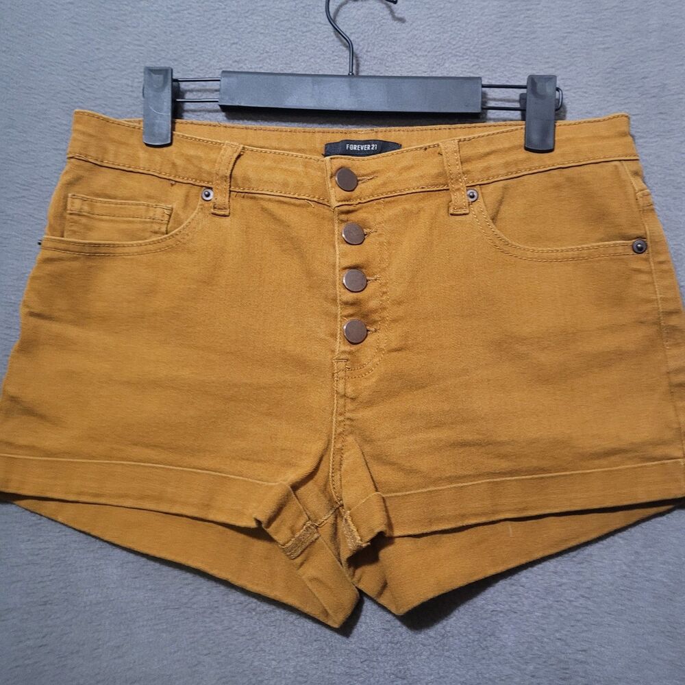 Forever‎ 21 Button-Fly Denim Short Shorts Size 29  Women